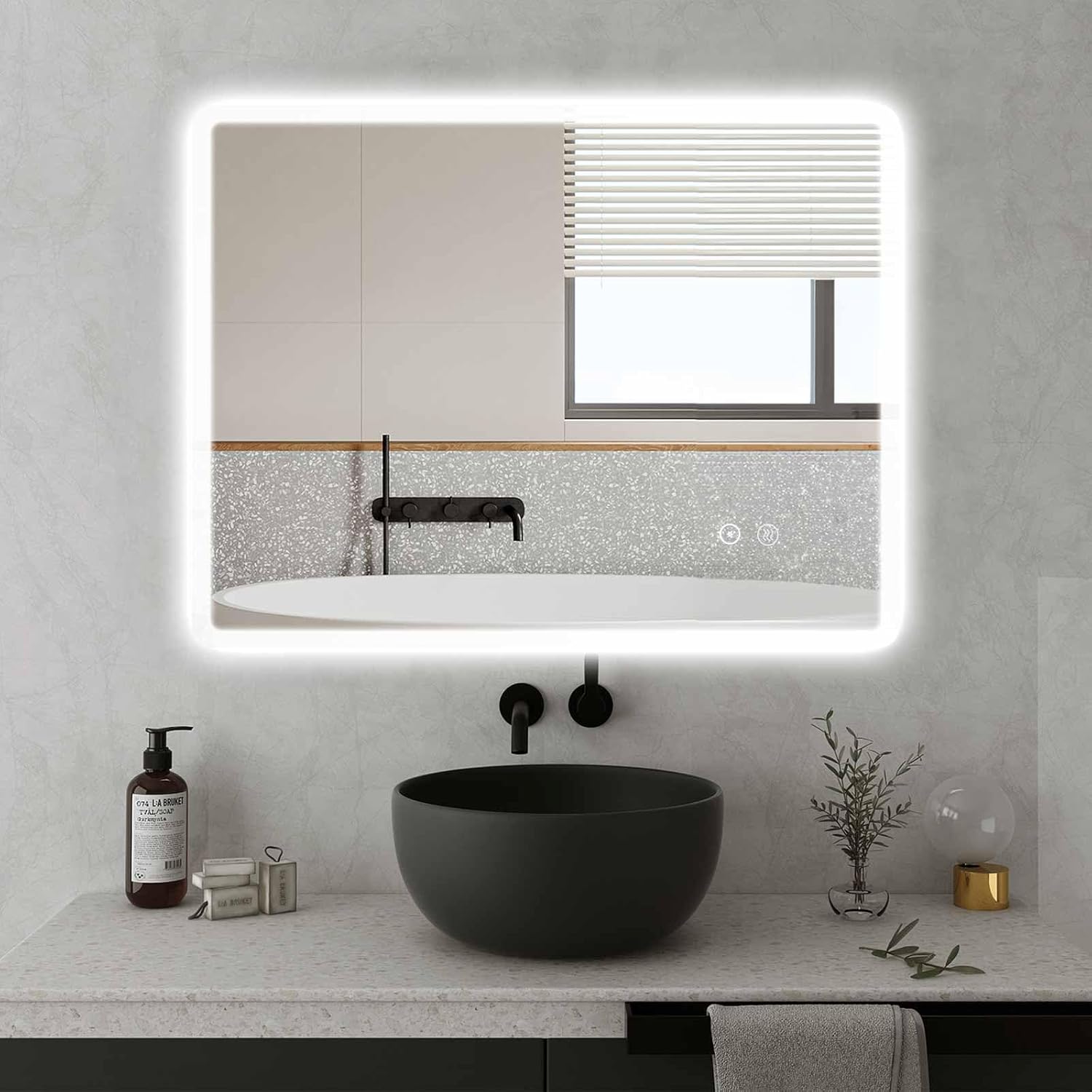 Sanitemodar Specchio da Bagno LED 60x80cm - immagine 1