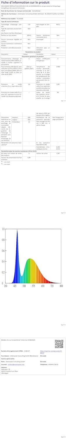 Sanitemodar Specchio da Bagno LED 60x80cm - immagine 8