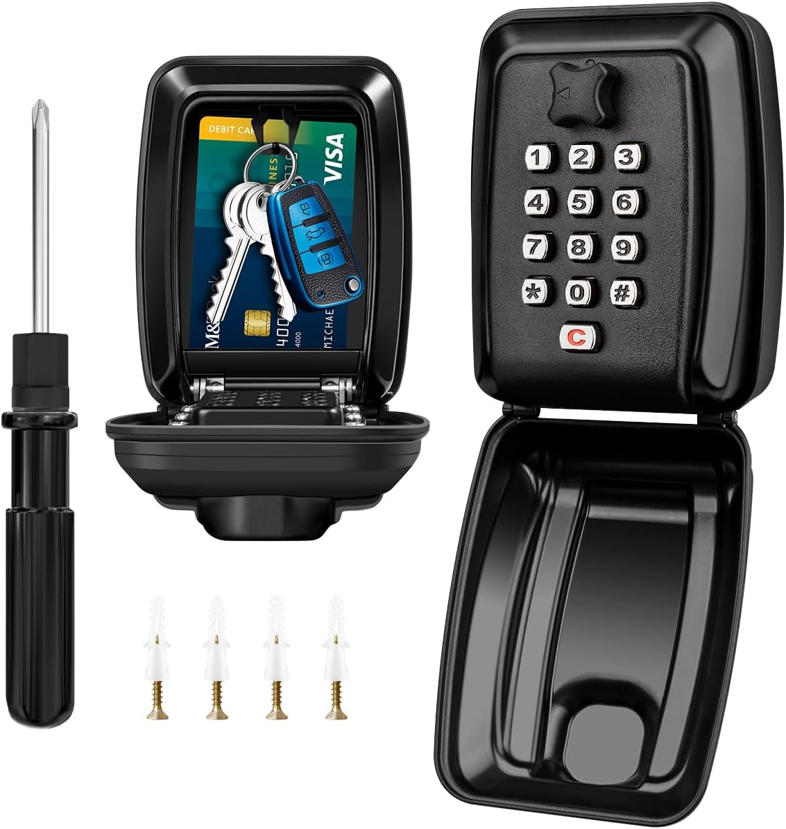 Cassaforte per Chiavi Esterno a Combinazione - immagine 1