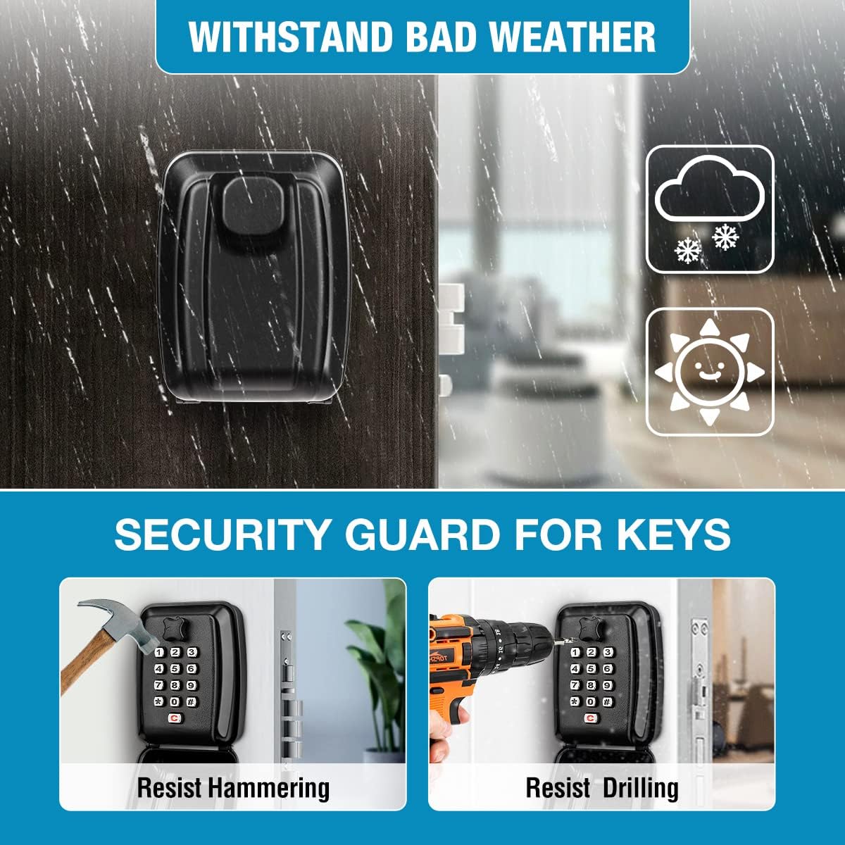 Cassaforte per Chiavi Esterno a Combinazione - immagine 3