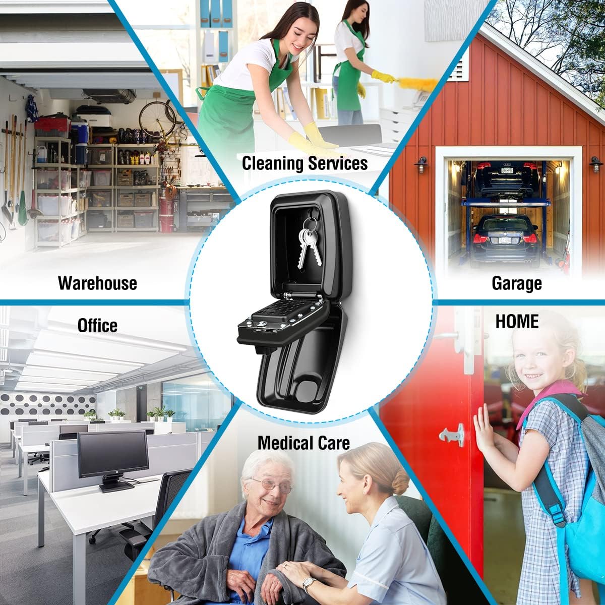 Cassaforte per Chiavi Esterno a Combinazione - immagine 5