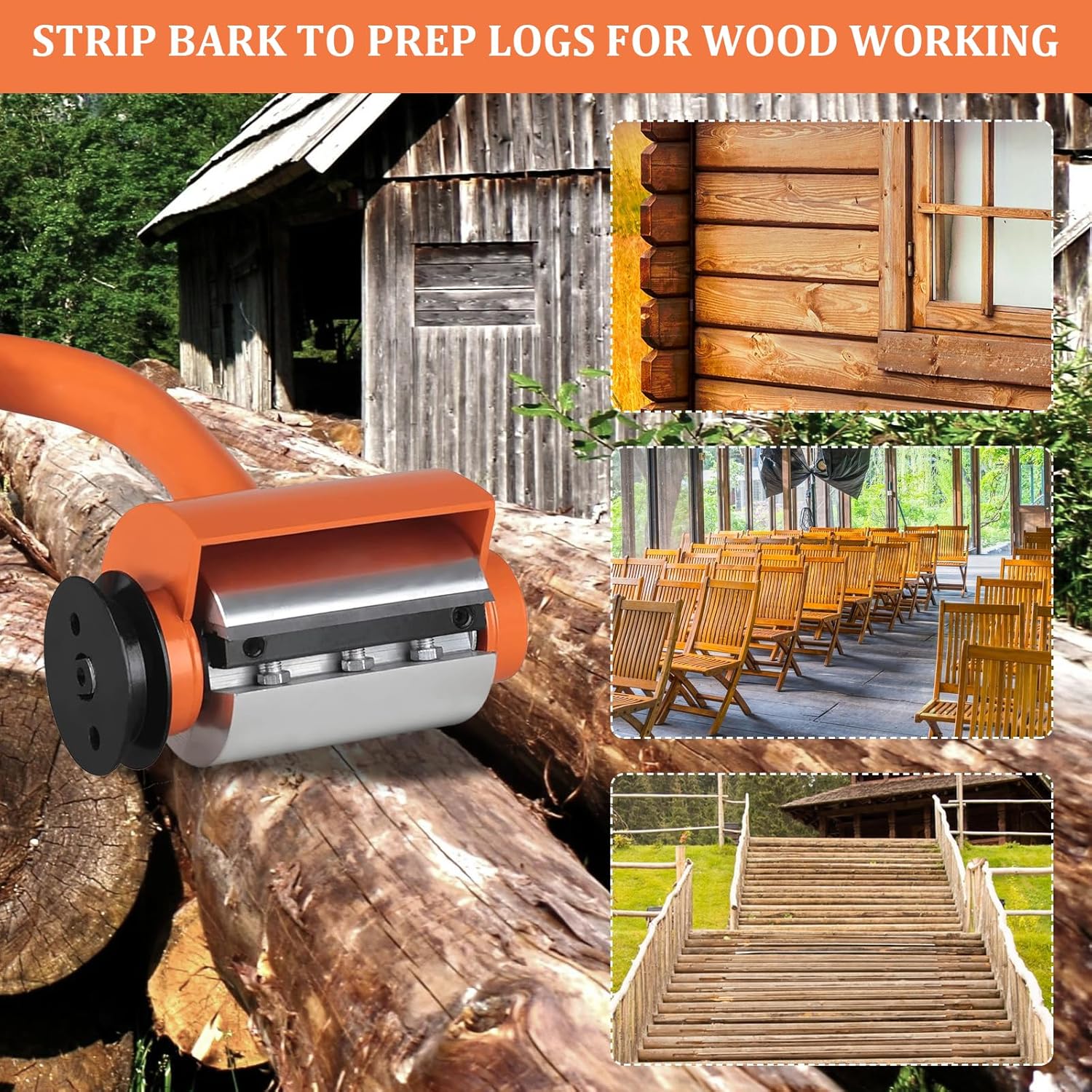 Scortecciatore per Tronchi Multifunzionale - immagine 2