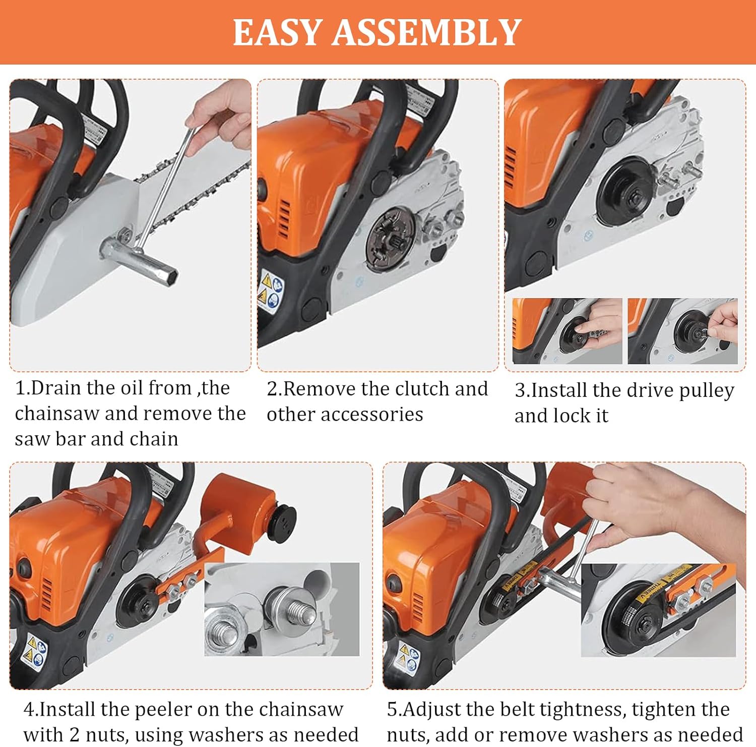 Scortecciatore per Tronchi Multifunzionale - immagine 6