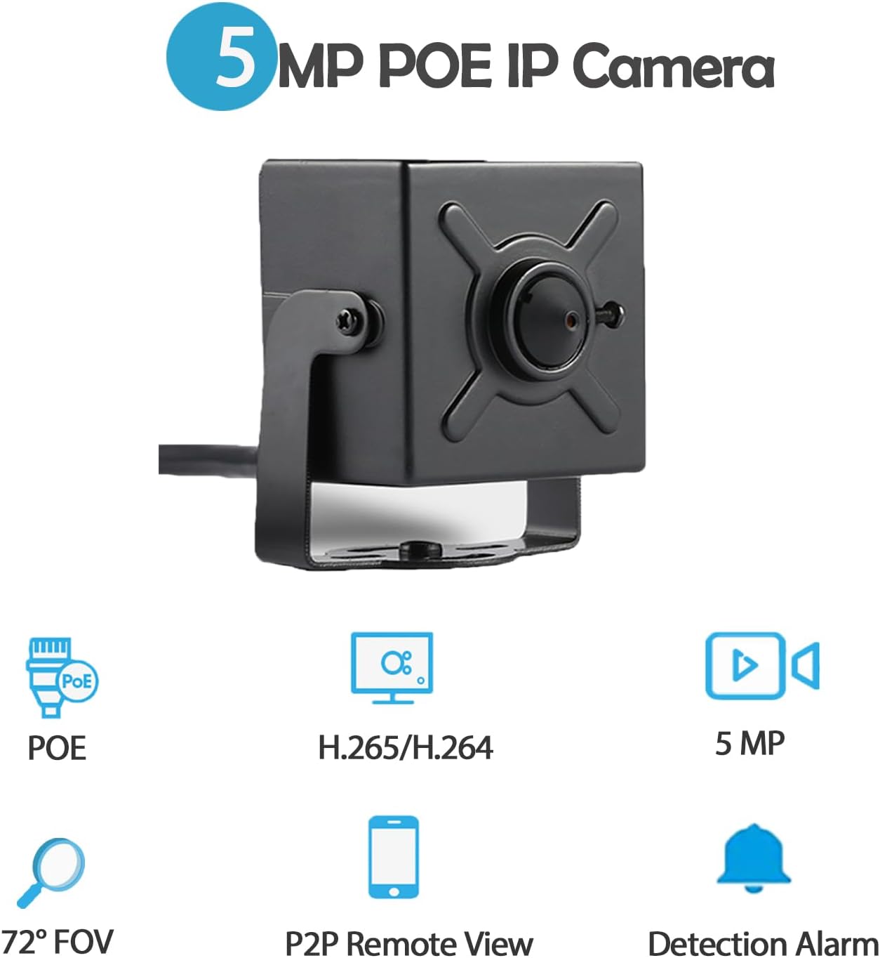 Revodata HD 5MP POE IP Camera Interni - immagine 2