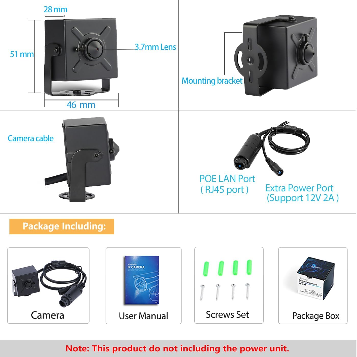 Revodata HD 5MP POE IP Camera Interni - immagine 7