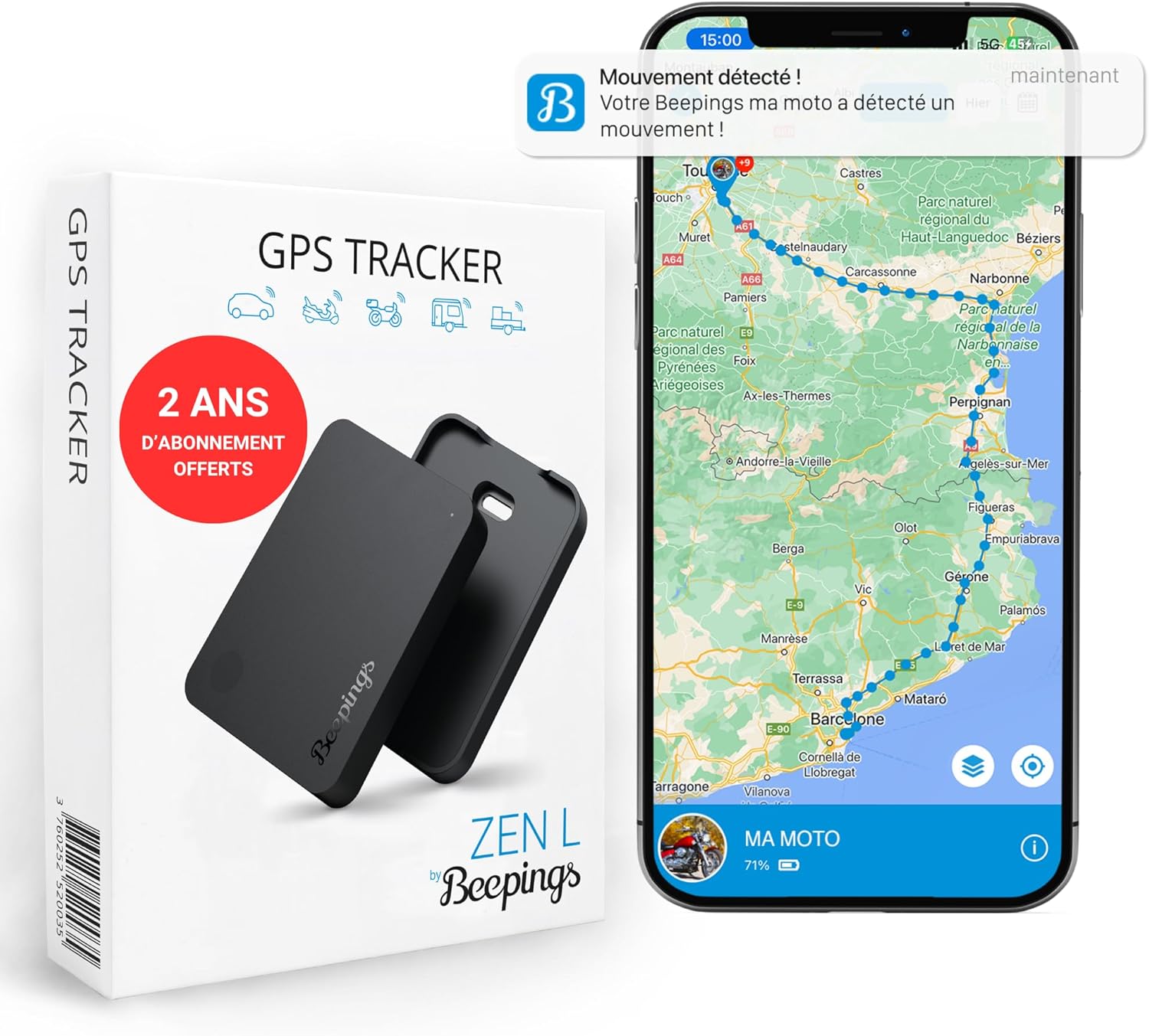 PACK TRACKER GPS ZEN L + convertitore di tensione 10V-50V - immagine 2