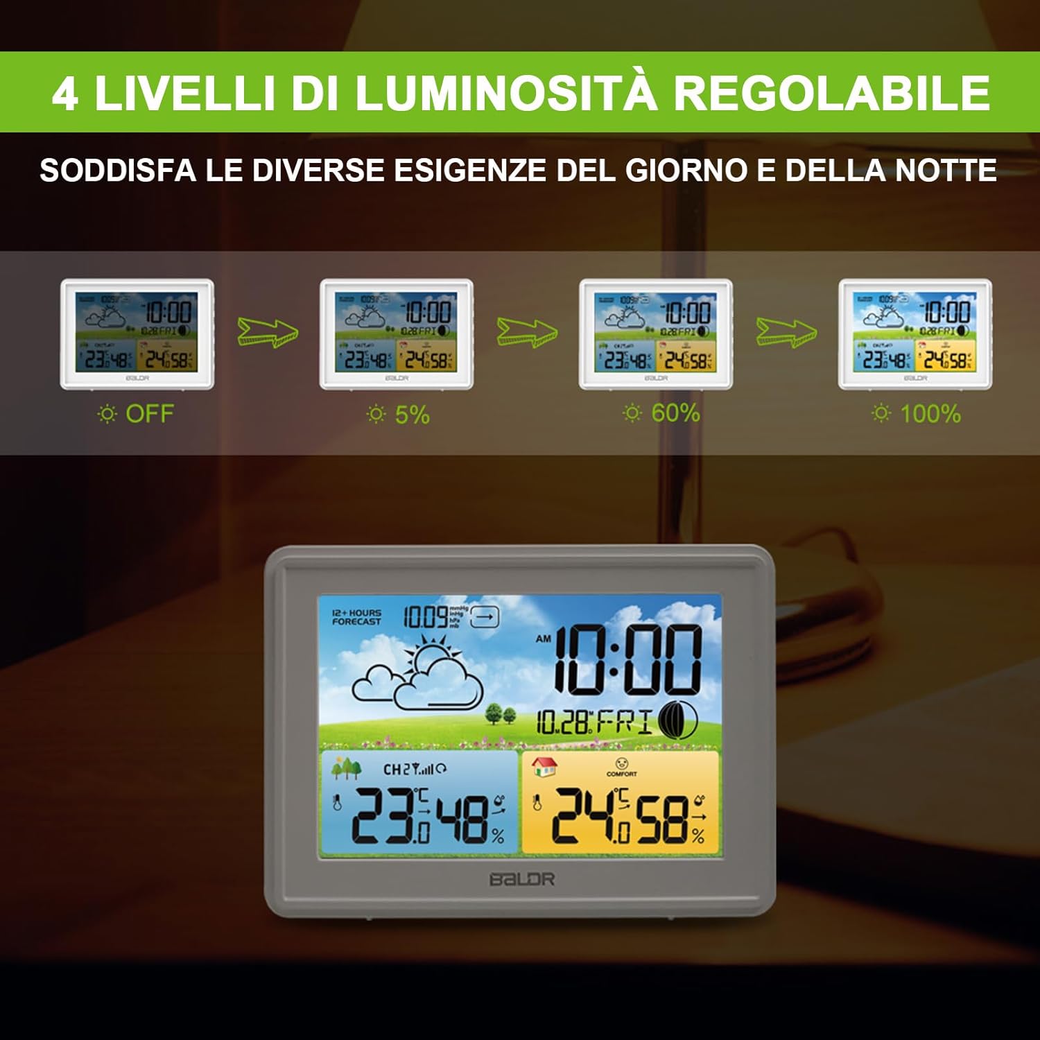 Levipe Stazione Meteo con Sensore Esterno - immagine 3