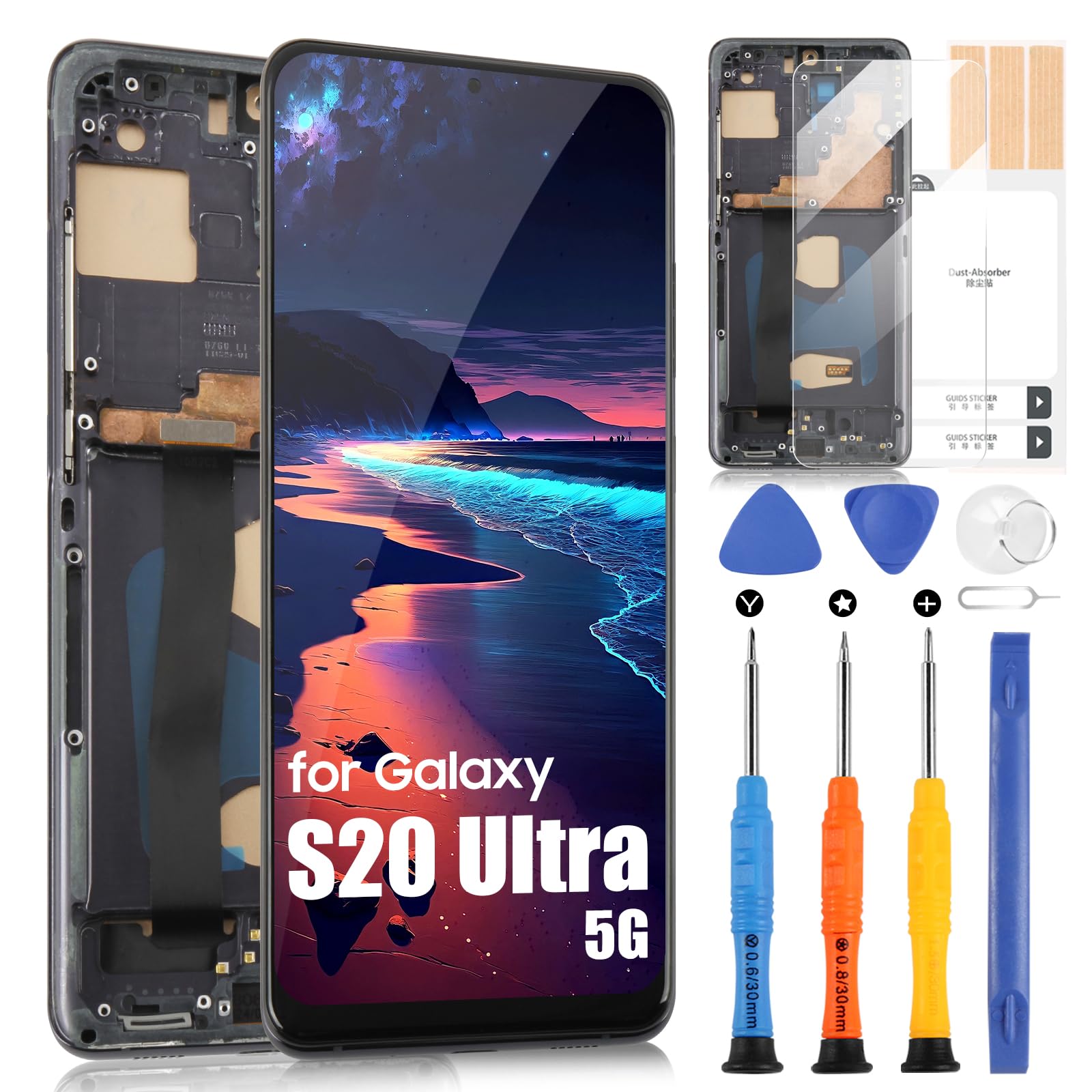 Incell - Schermo LCD per Samsung Galaxy S20 Ultra 5G