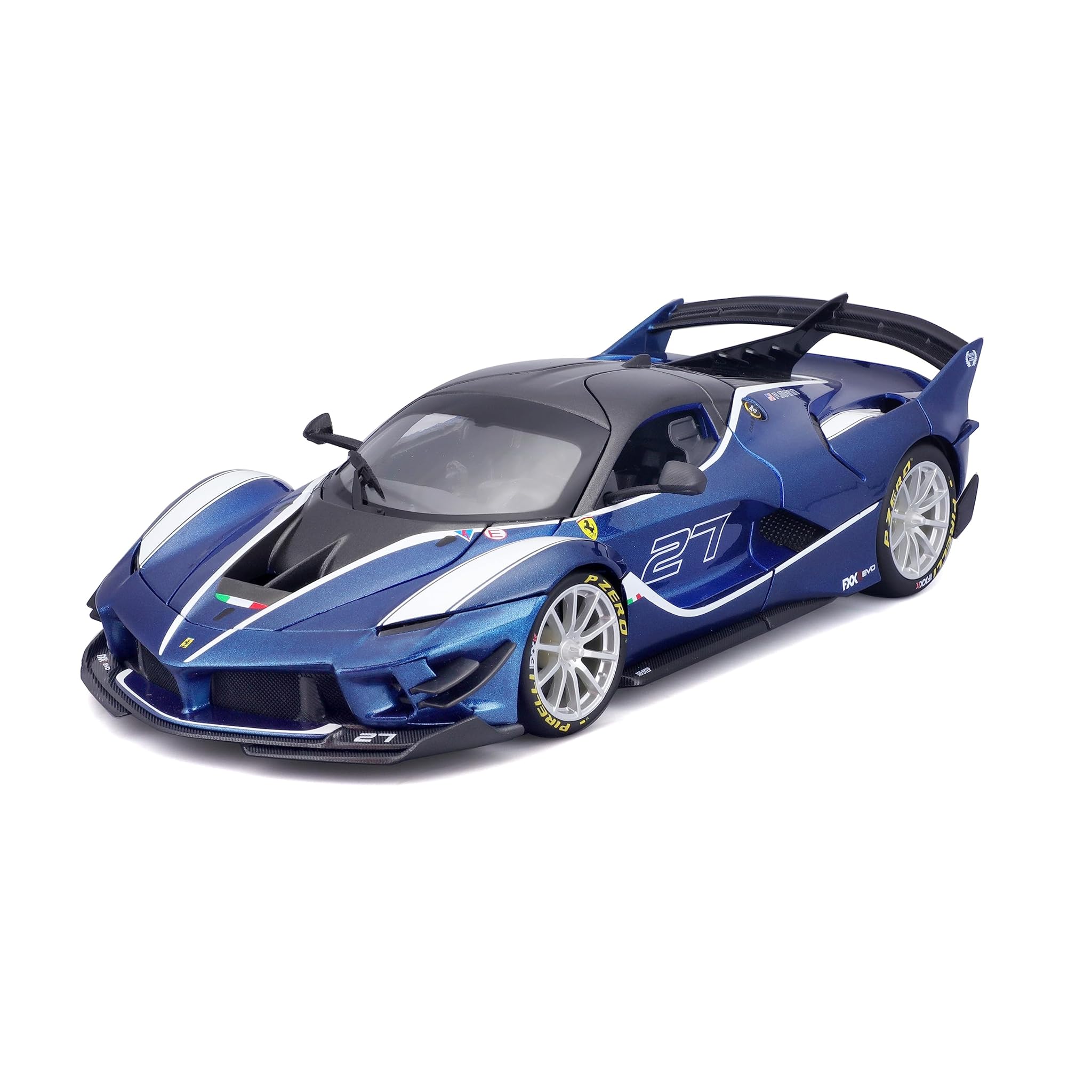 Bburago Ferrari FXX-K EVO - Modellino Auto 1:18, Blu