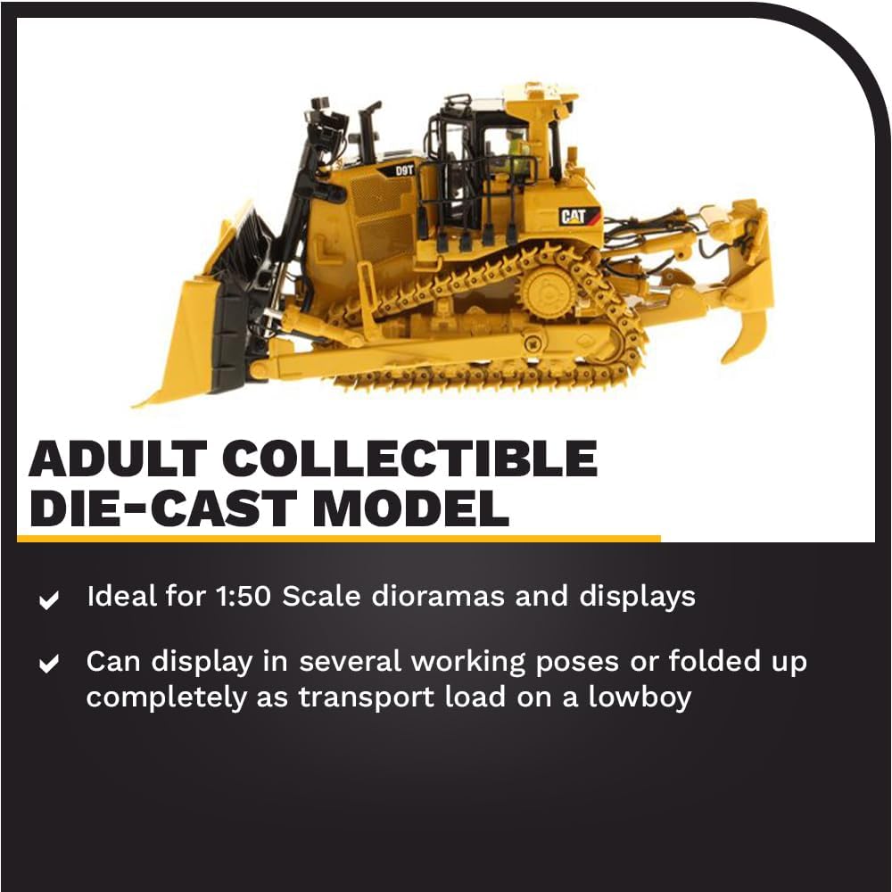 Diecast Masters 85944 - Trattore Cingolato Cat D9T - immagine 3