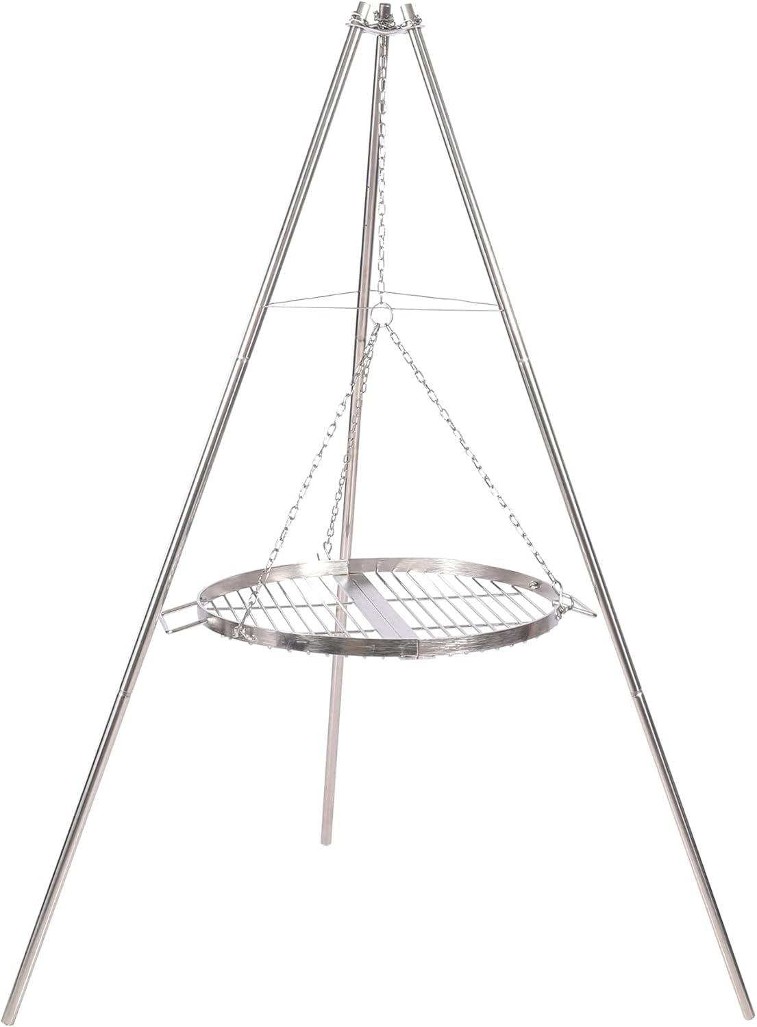 Redcamp Barbecue Girevole con Griglia Rotonda