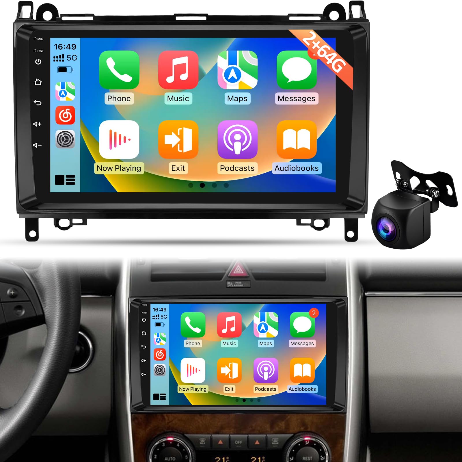 Autoradio Android per Mercedes Benz Classe A/B/V