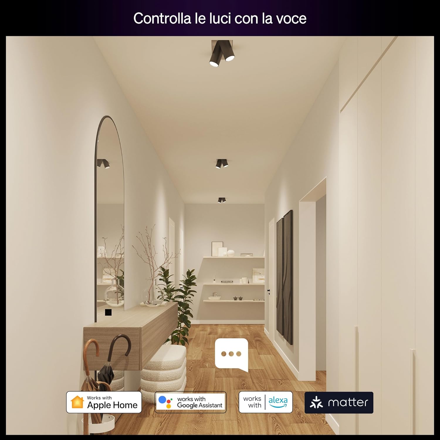 Philips Hue Essential Starter Kit - 3 Lampadine GU10 Smart - immagine 5