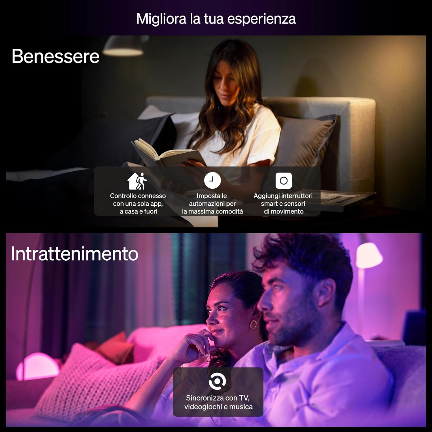 Philips Hue Essential Starter Kit - 3 Lampadine GU10 Smart - immagine 7