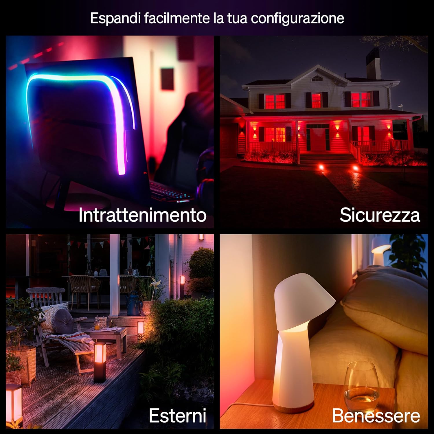 Philips Hue Essential Starter Kit - 3 Lampadine GU10 Smart - immagine 8