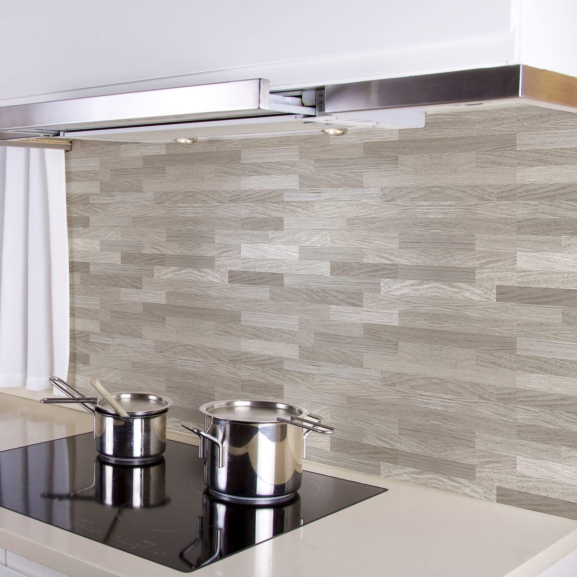 CREARREDA Pannello Paraschizzi Cucina Adesivo 260x60cm