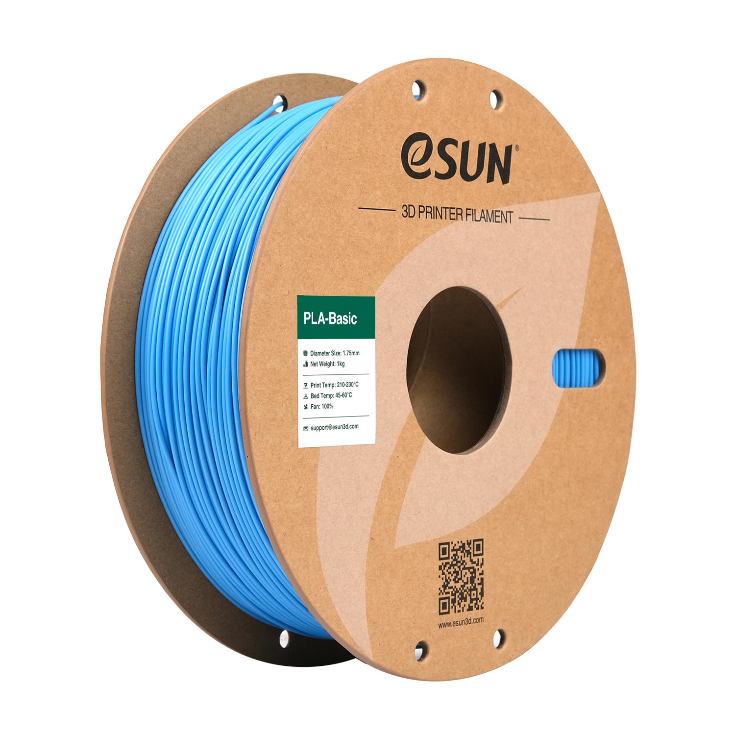 Esun Filamento PLA 1,75 mm 1kg, Azzurro