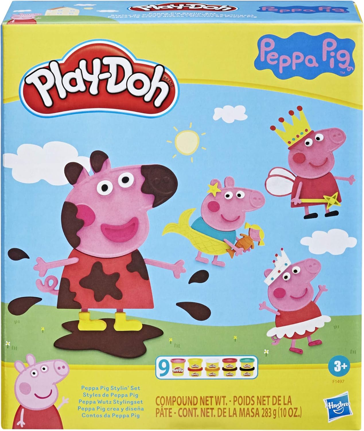 Play-Doh Hasbro Stylin Set Peppa Pig F1497 - immagine 1