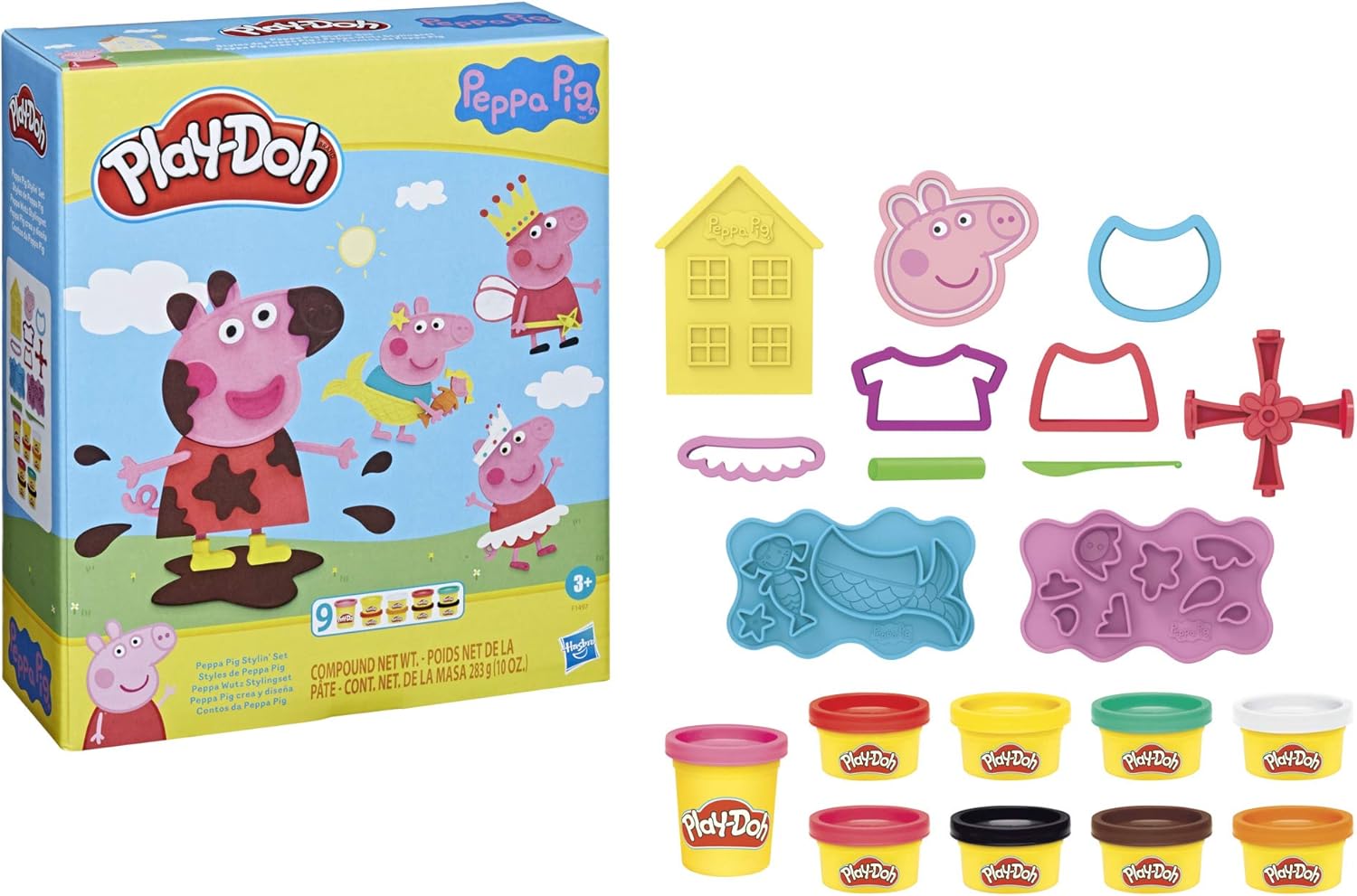 Play-Doh Hasbro Stylin Set Peppa Pig F1497 - immagine 2