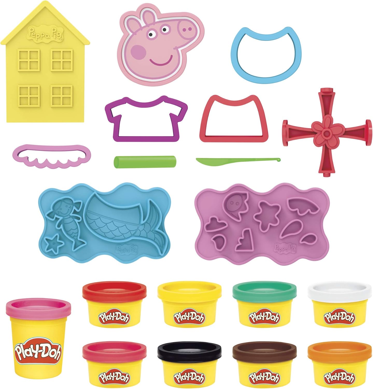 Play-Doh Hasbro Stylin Set Peppa Pig F1497 - immagine 3