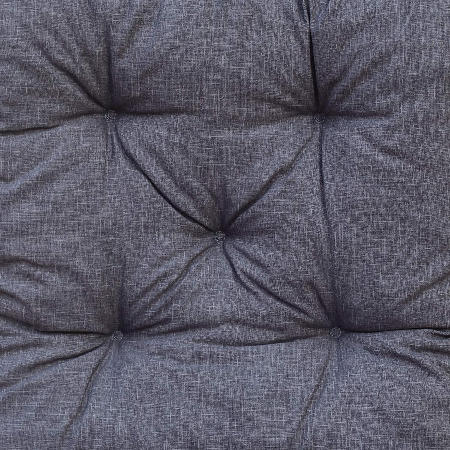 Ambientehome Set di 2 cuscini per sedia, 98 x 50 x 8 cm, grigio chiaro - immagine 2