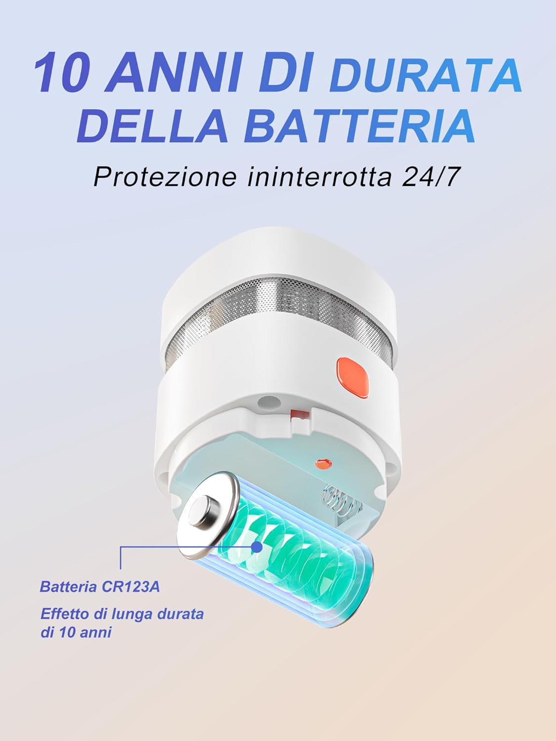 Heiman Mini Rilevatore di Fumo (3 PCS) - immagine 5