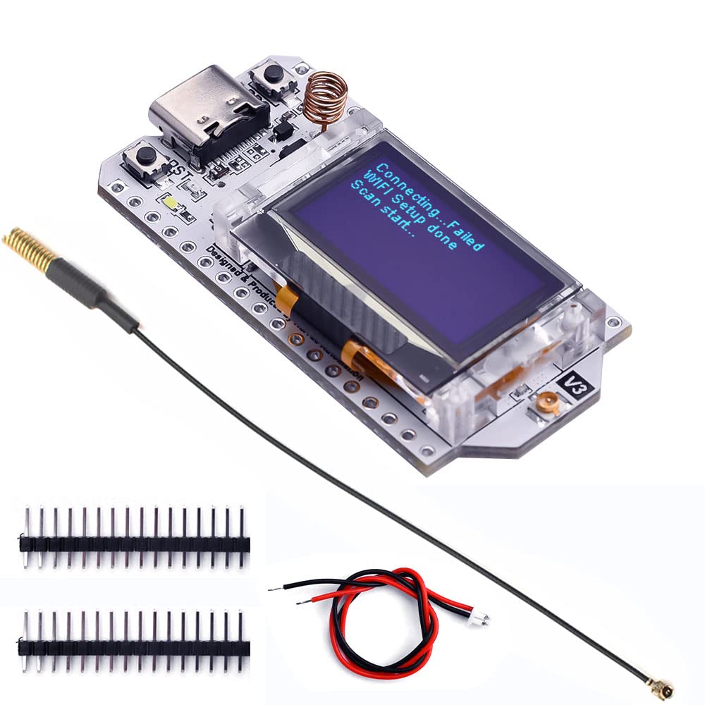 Scheda di sviluppo OLED SX1262 Wifi ESP32-V3 LoRa da 0,96 pollici on