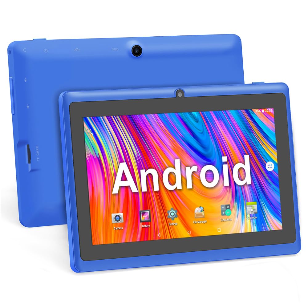 Haehne Tablet PC 7 Pollici Android 5.0 Quad Core, Blu