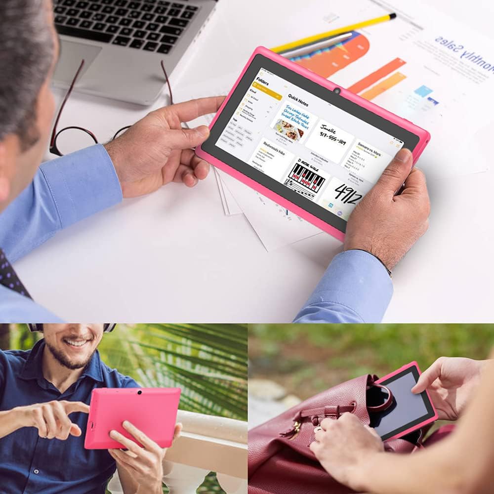 Haehne Tablet PC 7 Pollici Android 5.0 Quad Core, Blu - immagine 7