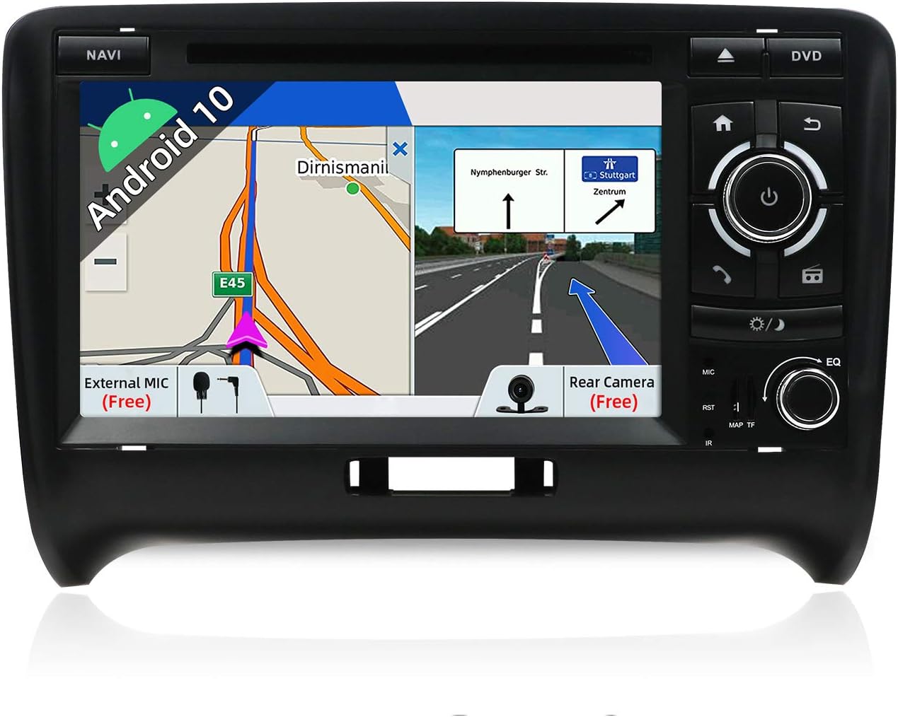 JOYX Autoradio Android 10 Doppio DIN per AUDI TT (2006-2011) - immagine 1