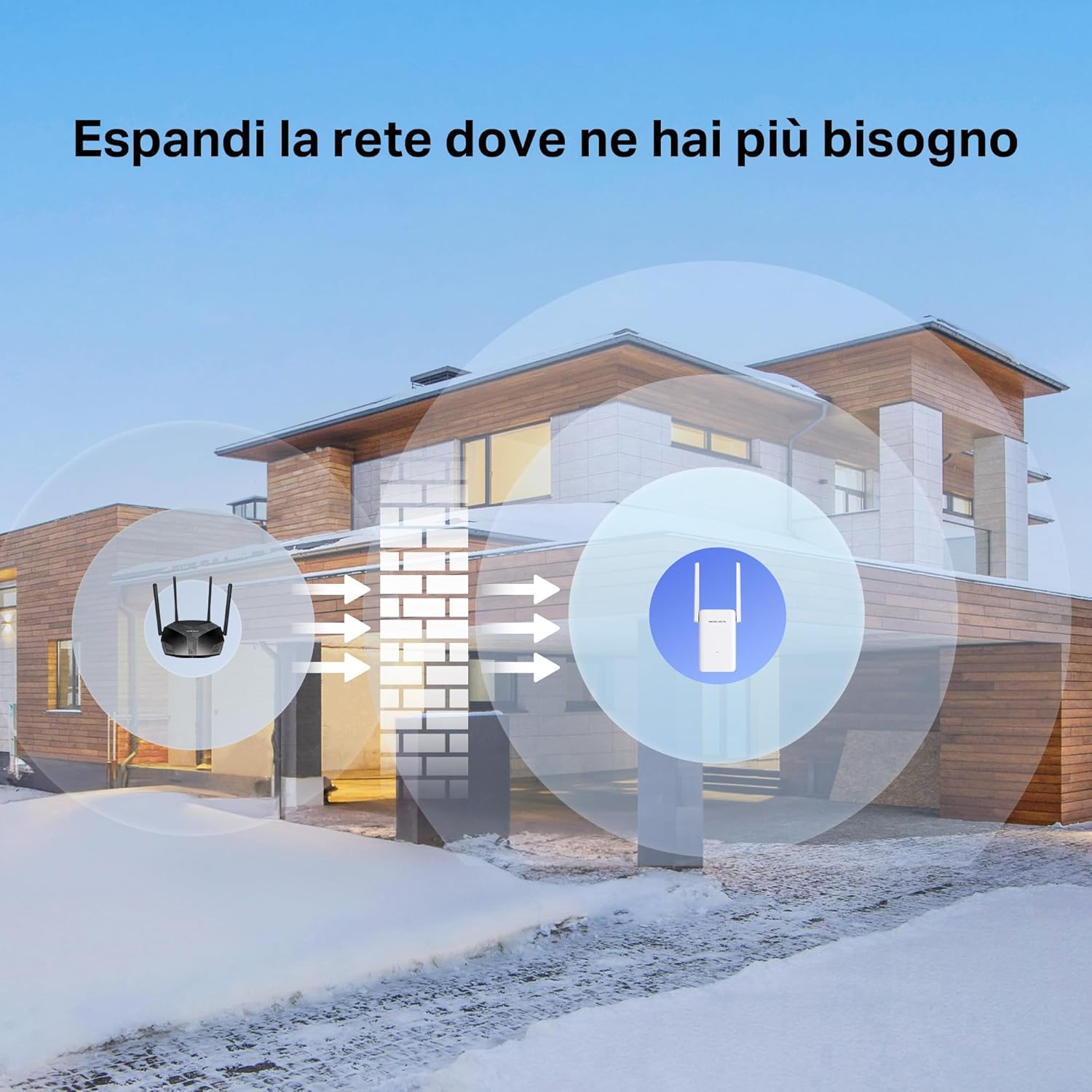 Mercury TP-Link ME80X Ripetitore WiFi 6 AX3000Mbps - immagine 6