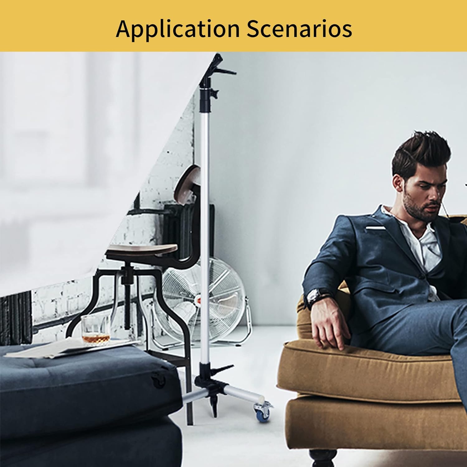 Selens Diffusore in Tessuto Nylon Seta Bianca 4x1,7m - immagine 6