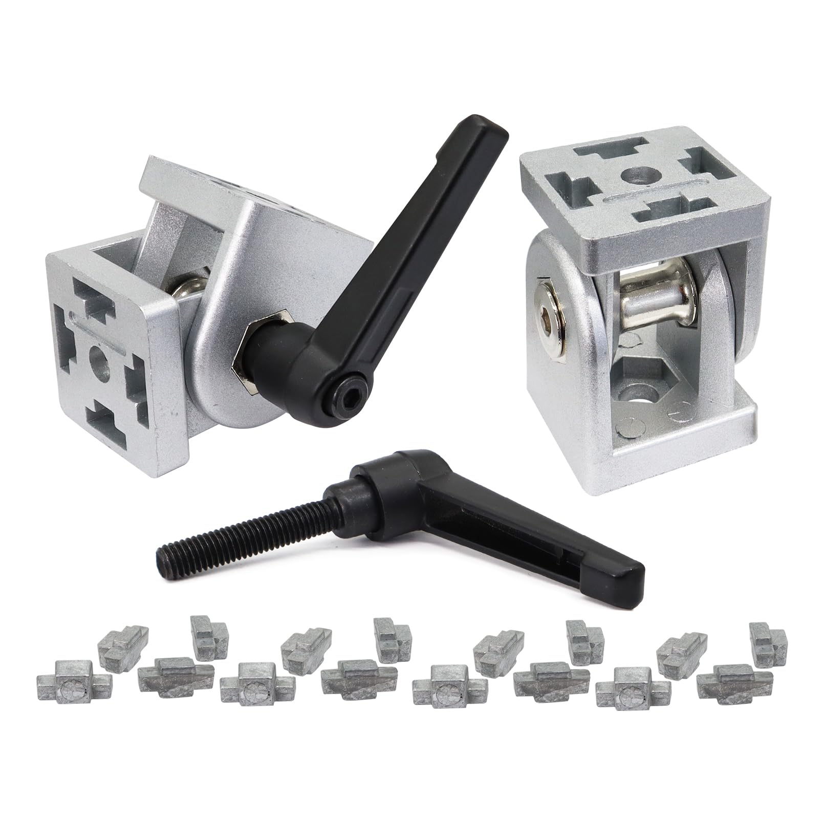 Connettori Angolari Regolabili 4040 per Profilo Alluminio