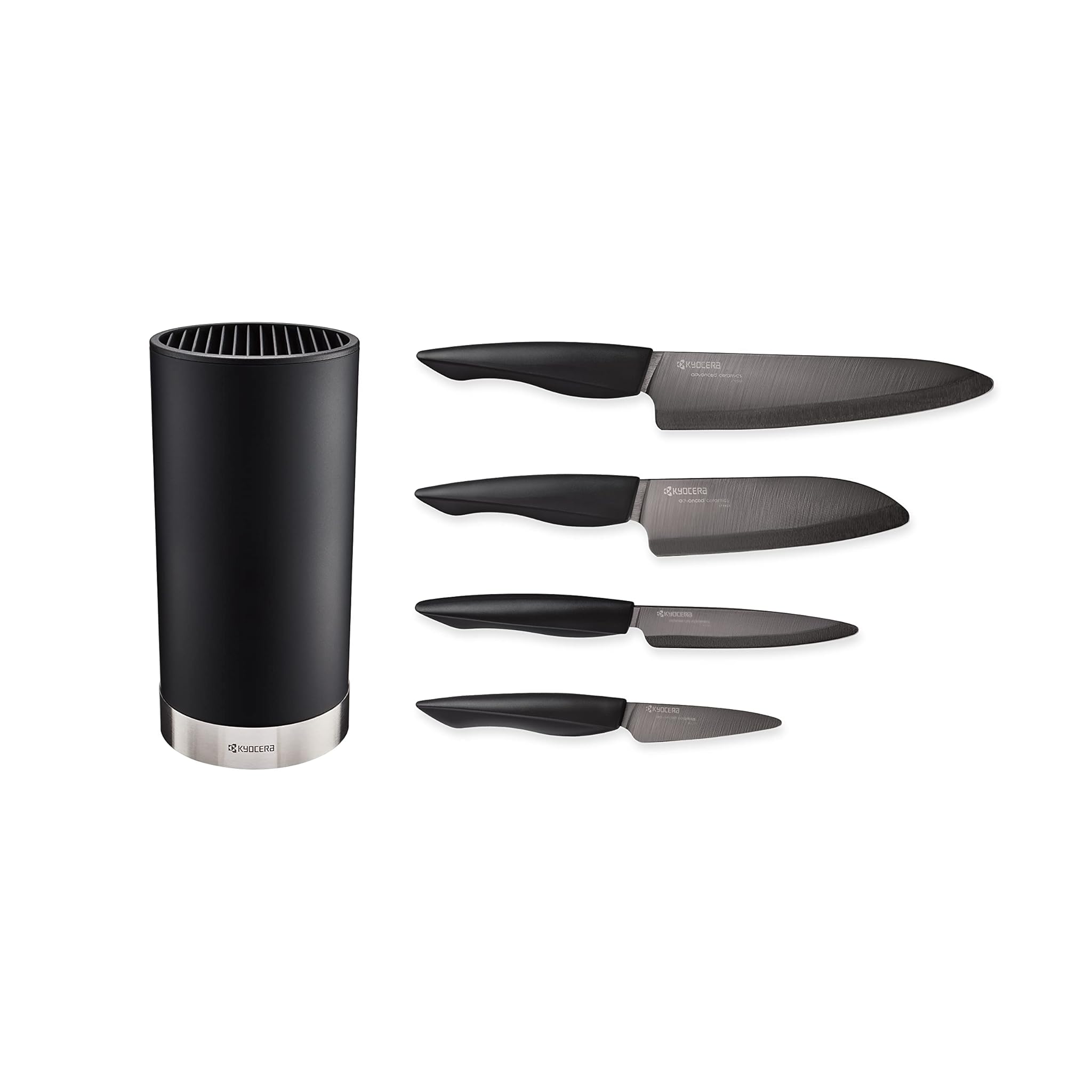 Kyocera Ceramic Knife Set SHIN Black con Blocco