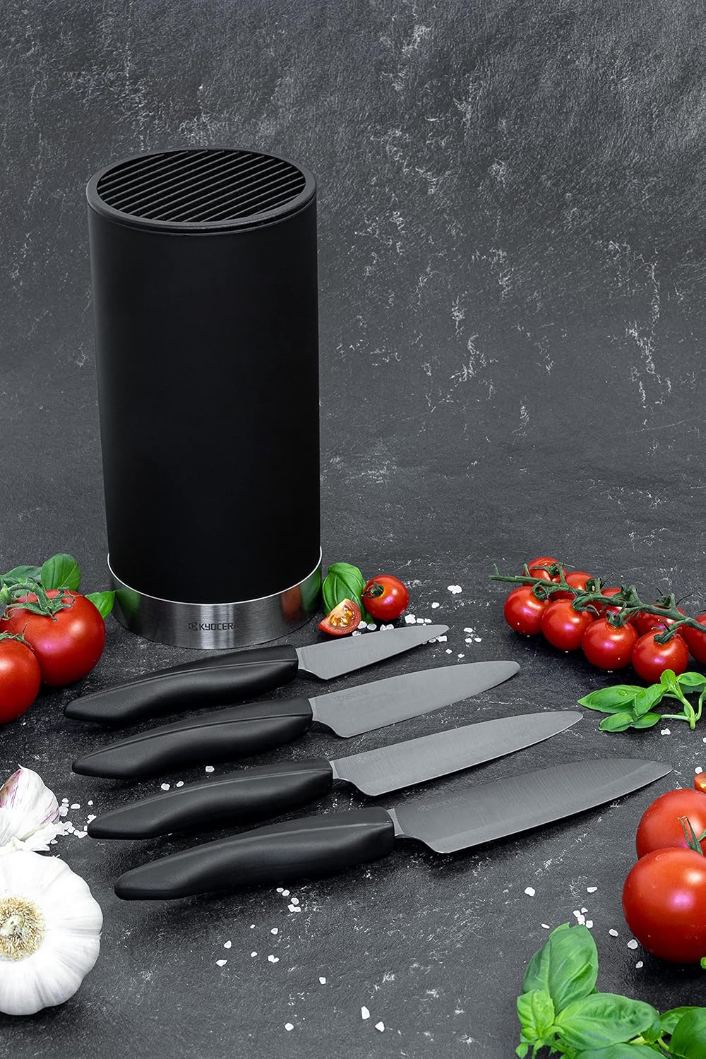 Kyocera Ceramic Knife Set SHIN Black con Blocco - immagine 7