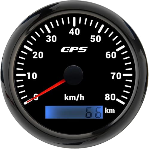 Tachimetro 85mm 0-80 km/H IP67 7 colori