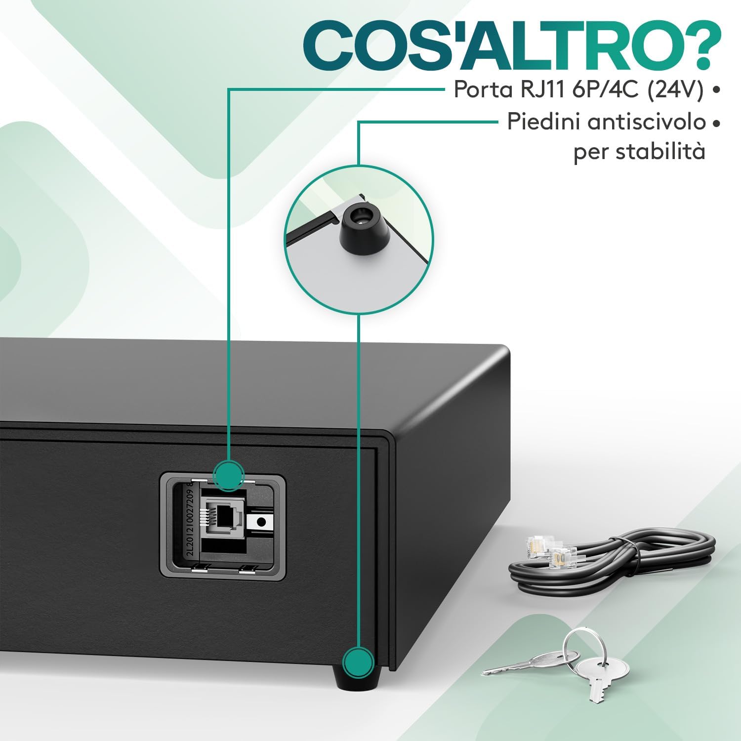 Acropaq Cassetto Cassa RJ11 - immagine 5