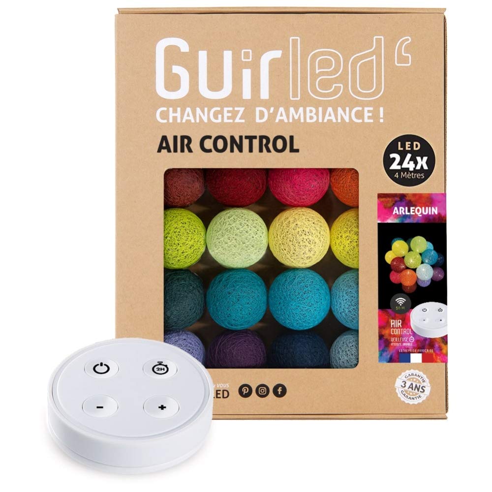 Ghirlanda Luminosa LED USB con Palline di Cotone