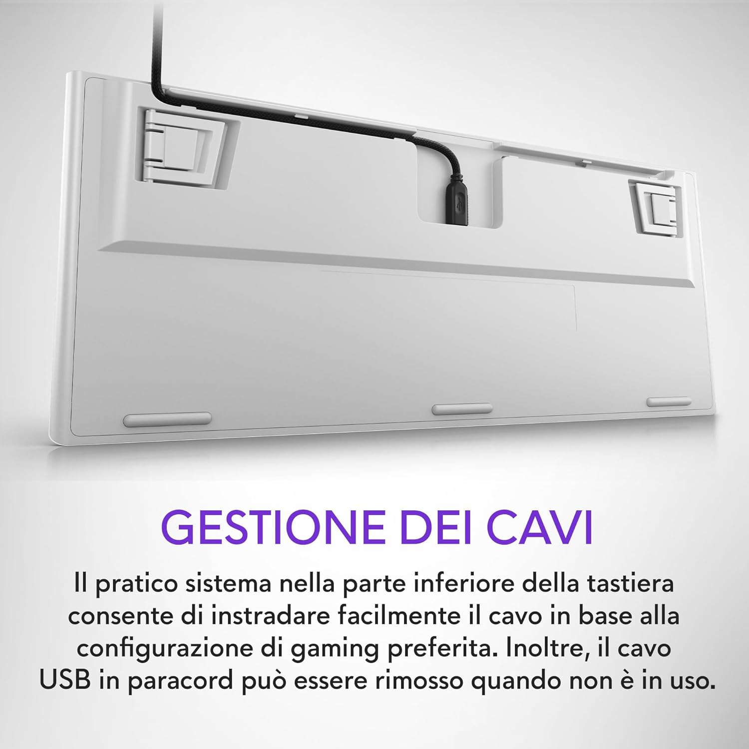 Alienware AW420K - Tastiera Gaming CHERRY MX Red, Lunar Light - immagine 5