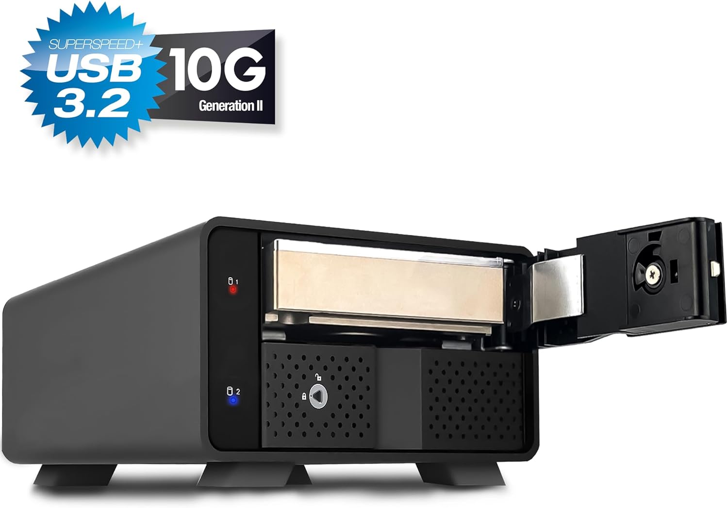 Fantec Docking Station RAID USB 3.2 Gen2 10G per 2 HDD SATA - immagine 2