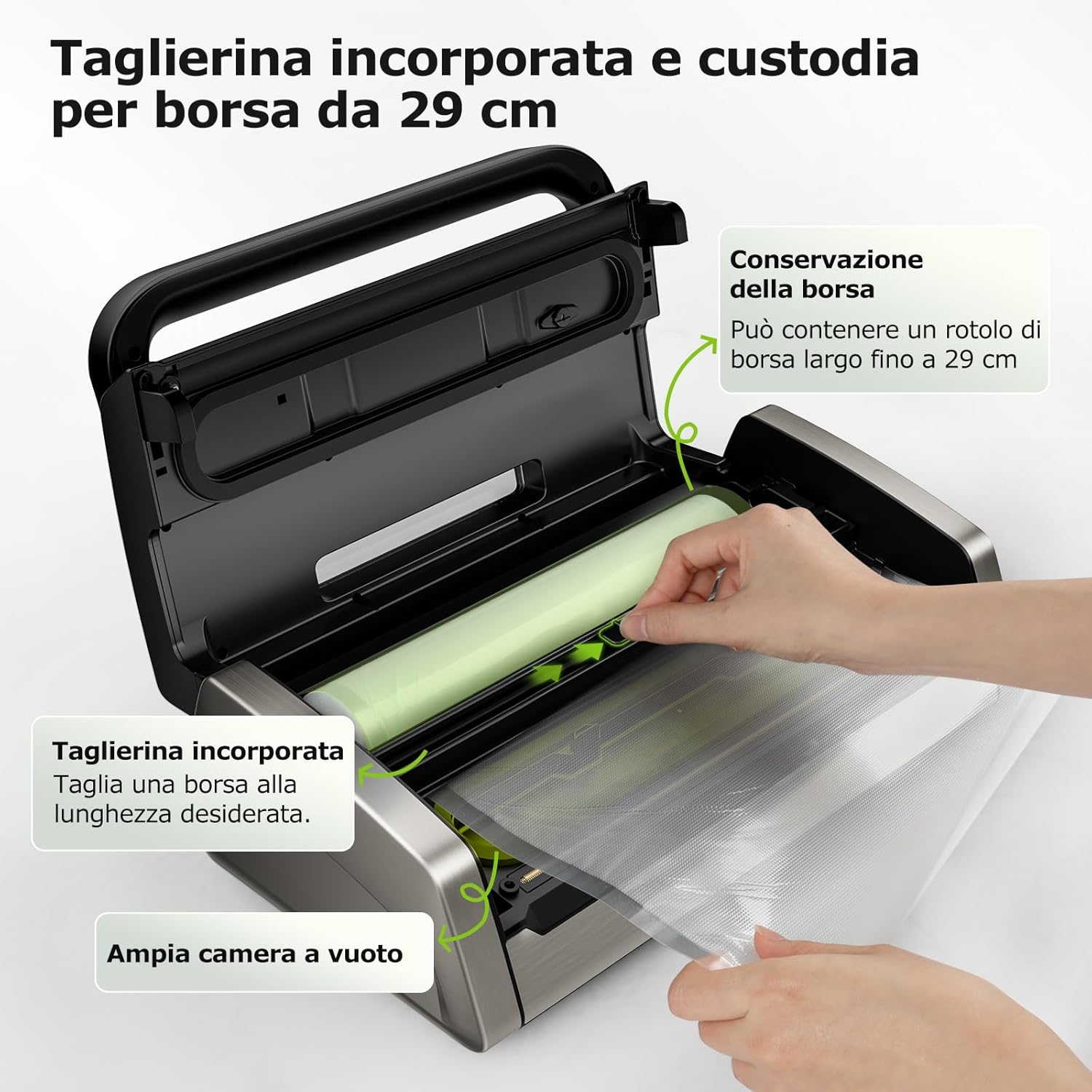 Bonsenkitchen Macchina Sottovuoto per Alimenti - immagine 5