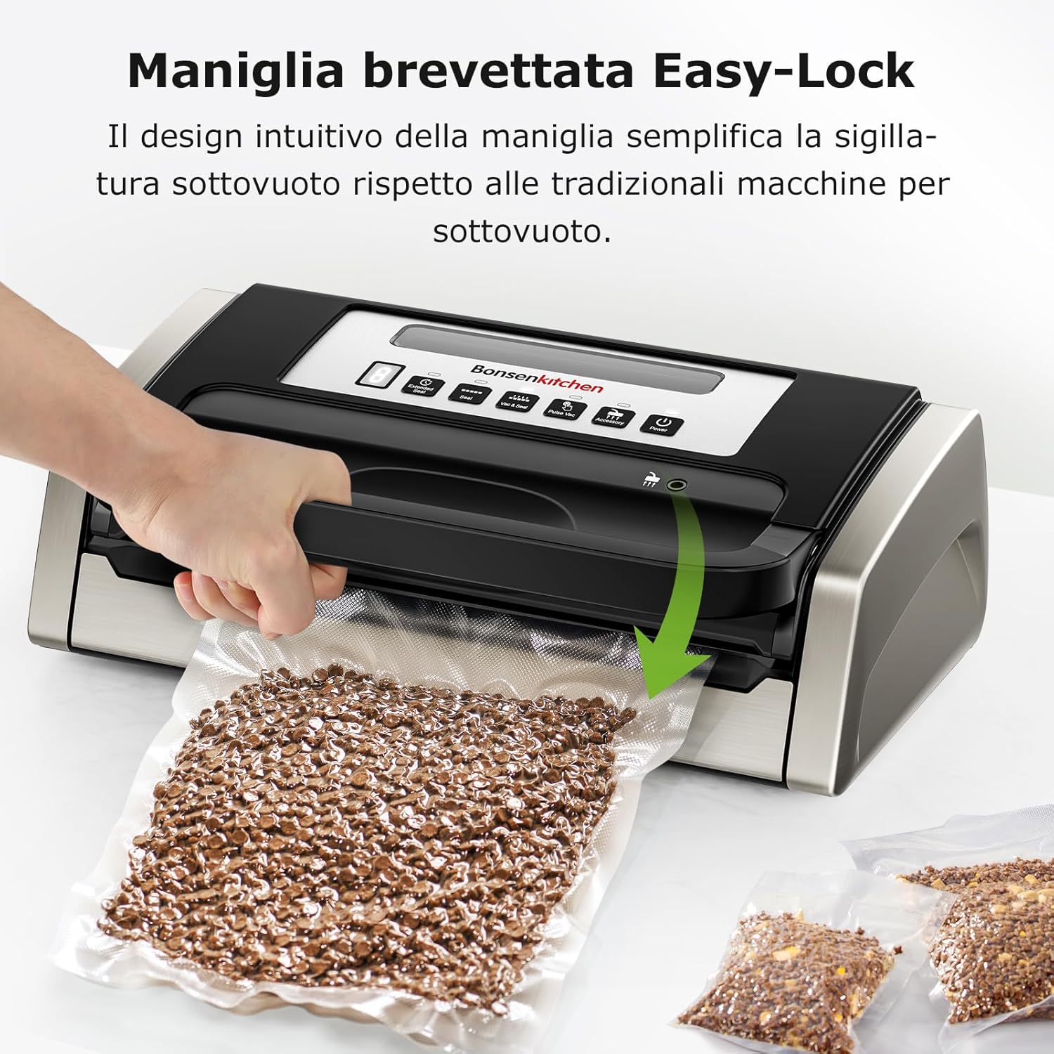 Bonsenkitchen Macchina Sottovuoto per Alimenti - immagine 7