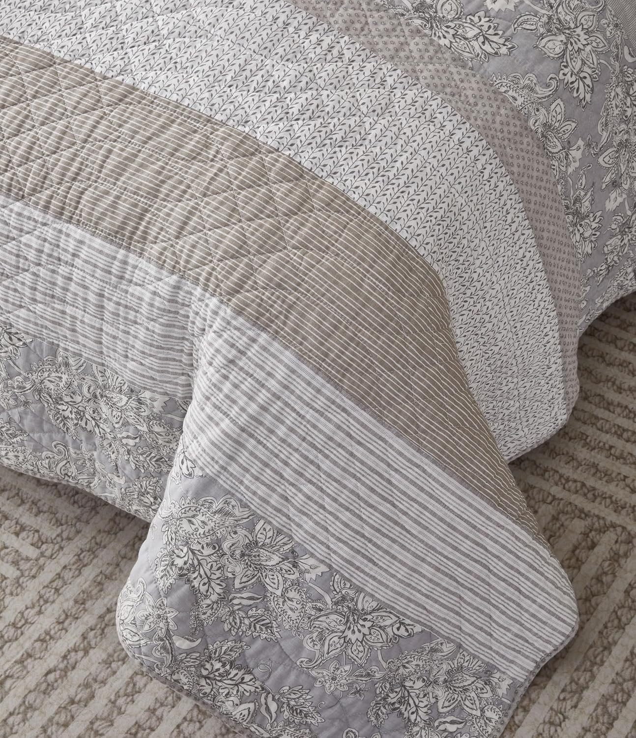 Chezmoi Collection Robyn - Set 3 Pezzi Trapunta King Size - immagine 6