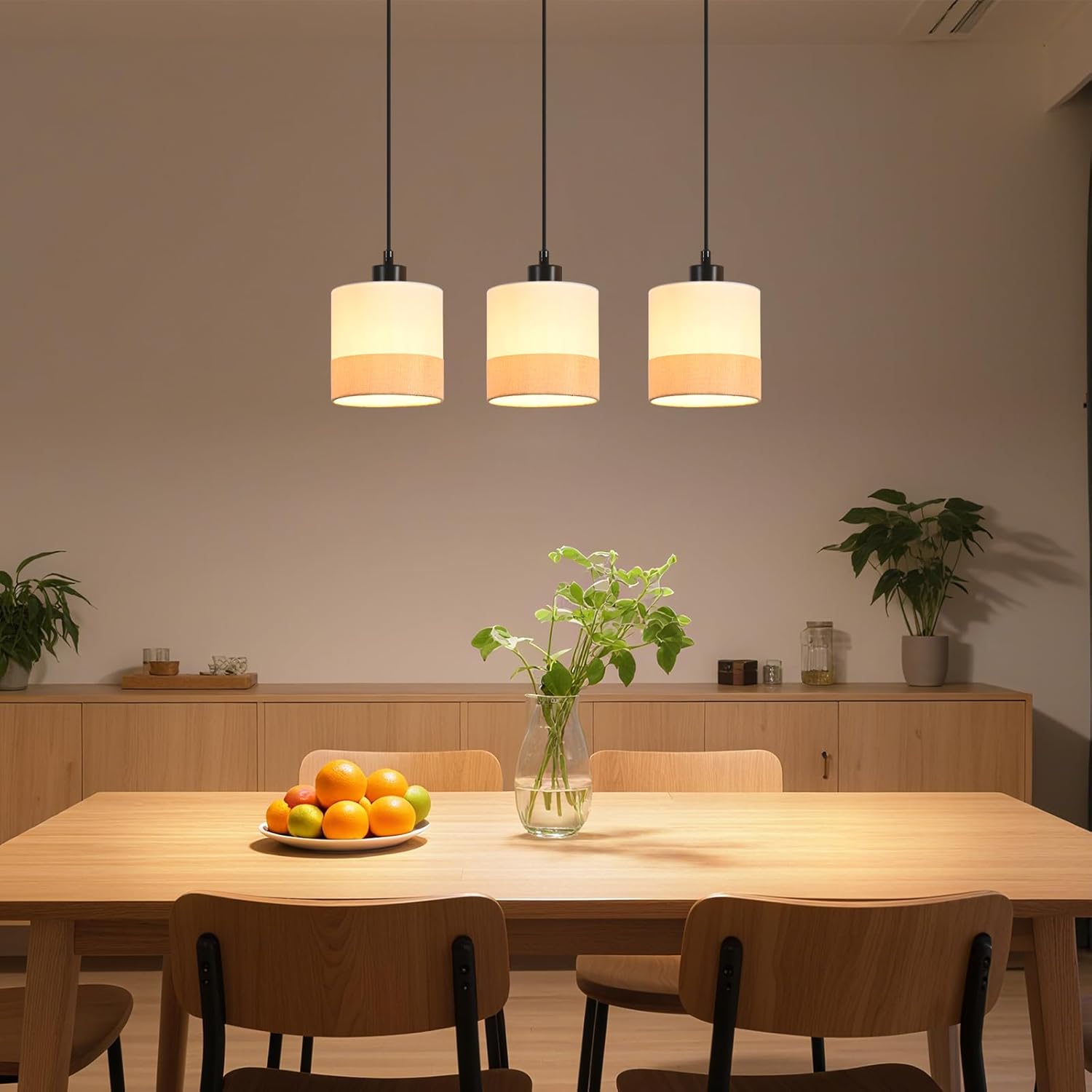 Lampada a Sospensione Vintage E27 3 Blocchi, Bianca - immagine 6