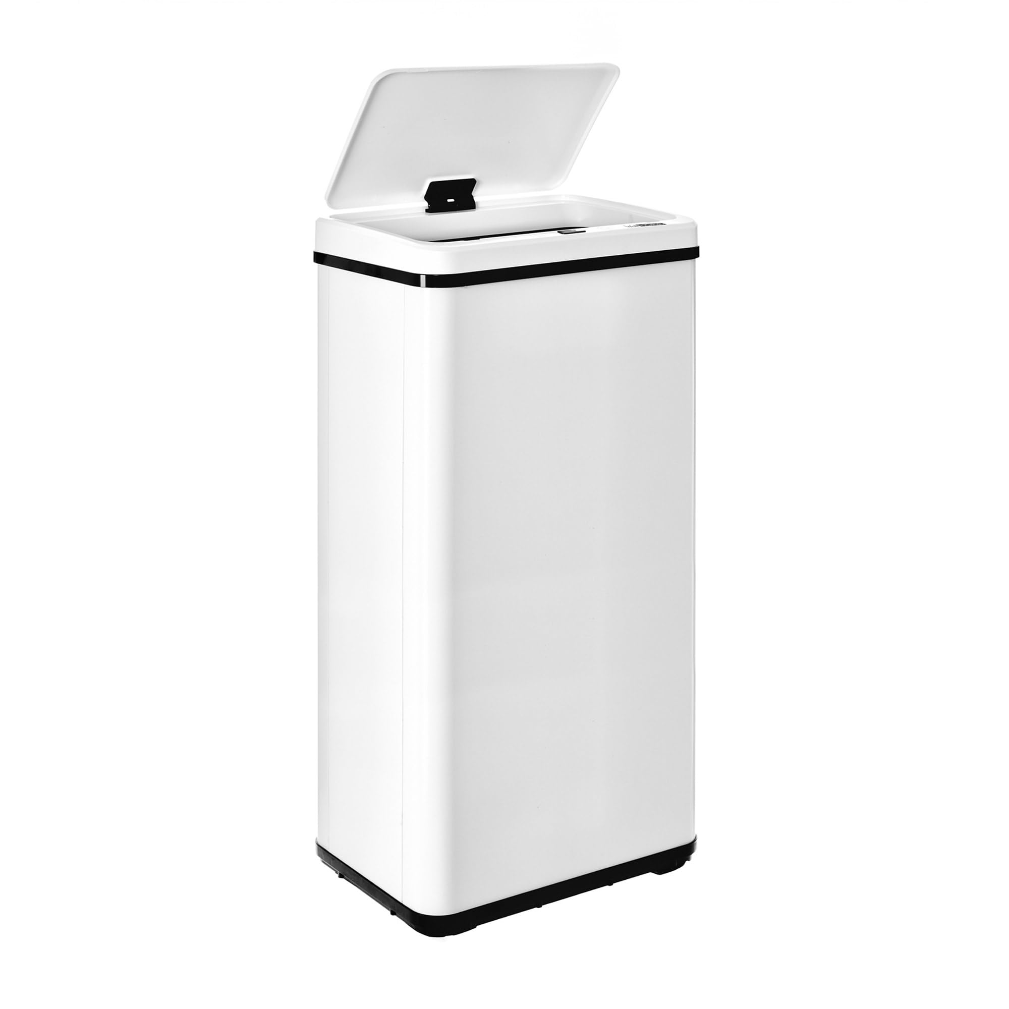 Pattumiera Intelligente 60L con Apertura Automatica, Bianco