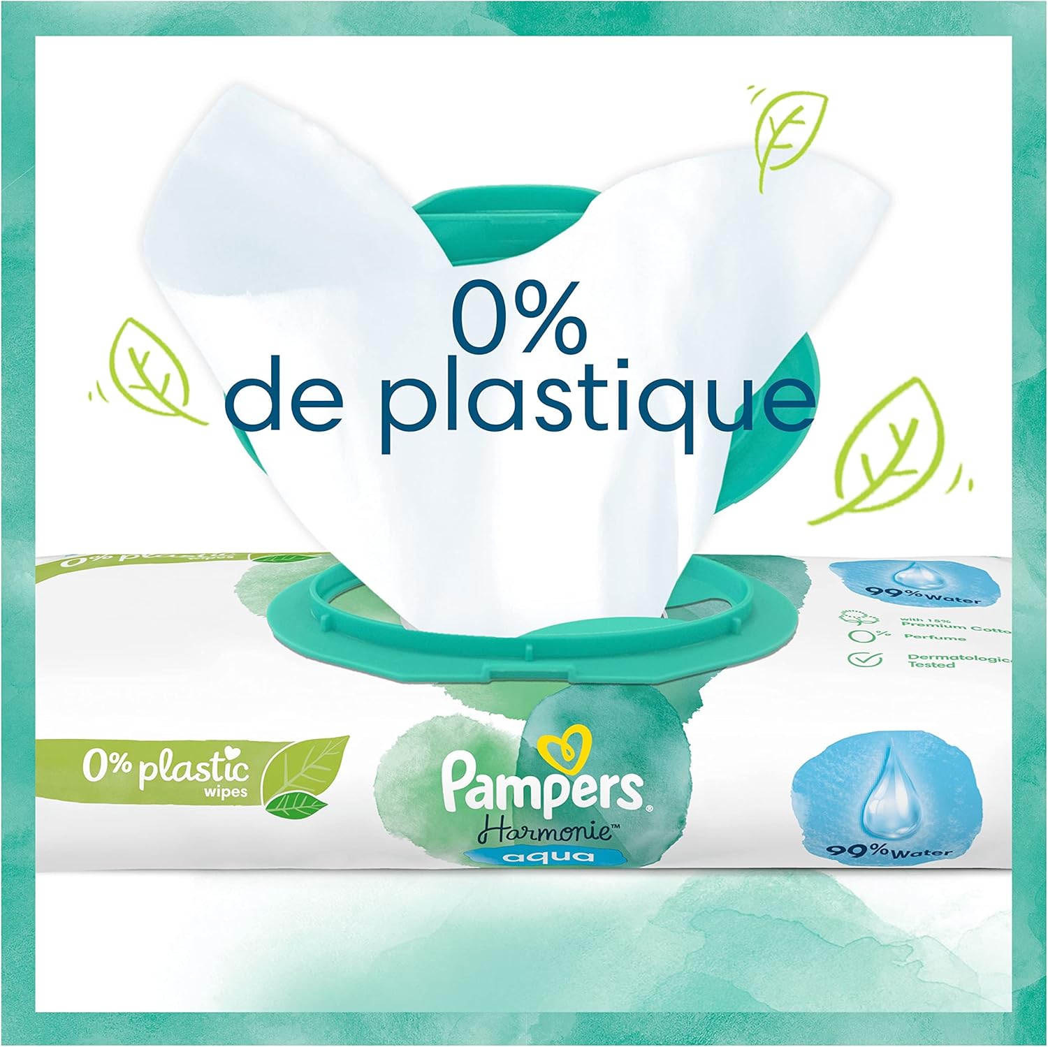 Pampers Harmonie Aqua Salviette Umidificate (24 confezioni) - immagine 10