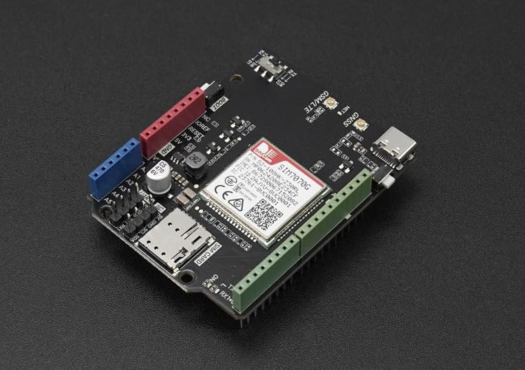 MicroMaker SIM7070G NB-IoT/LTE/GNSS/GPRS/GPS Expansion Shield