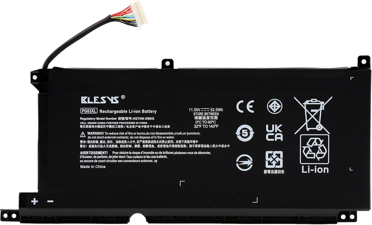 Batteria per HP Pavilion Gaming 15-ec PC Portatili 11,55V - immagine 1