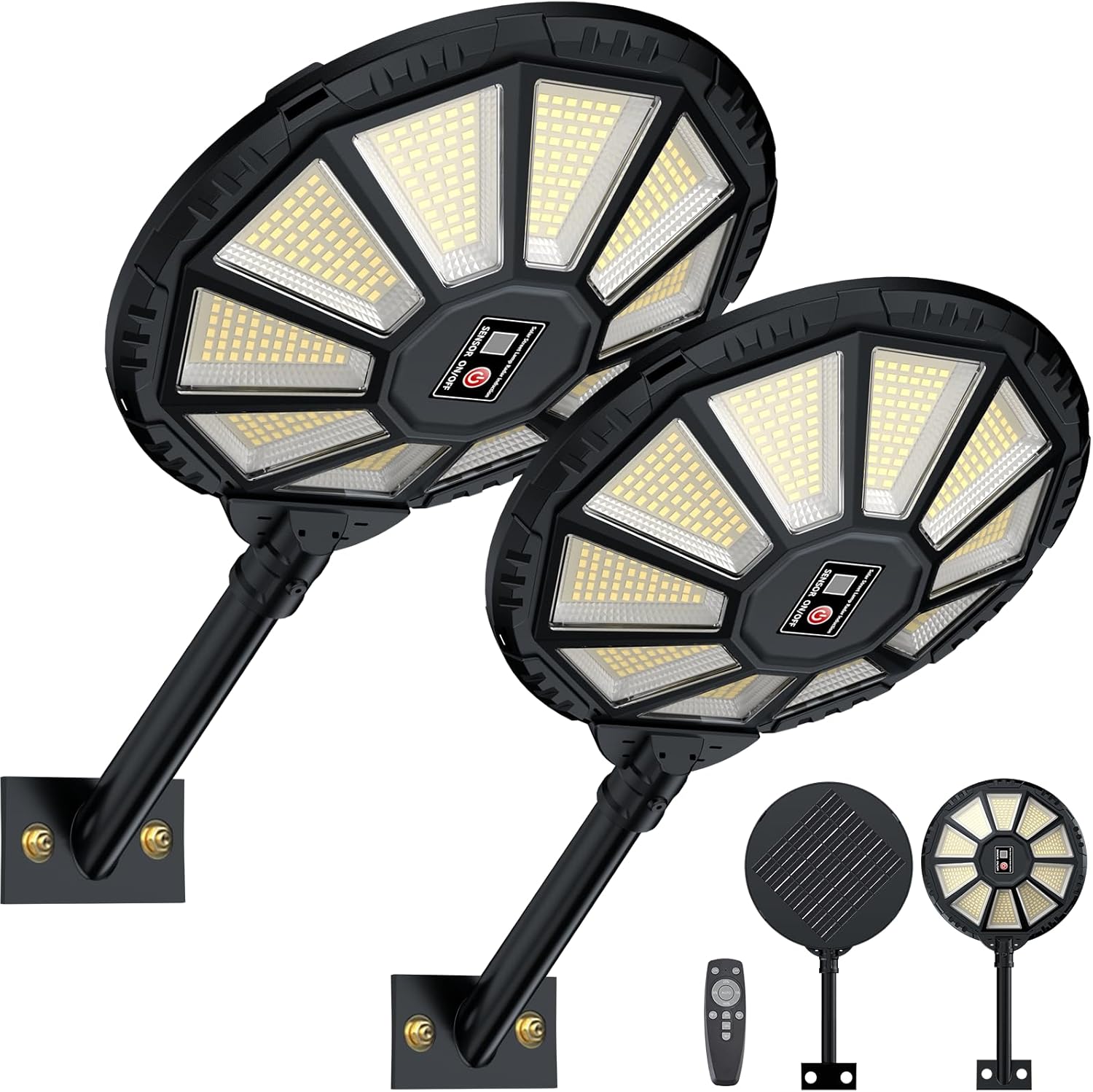 Yacaisi Illuminazione Esterna Solare Impermeabile 8500K - immagine 1