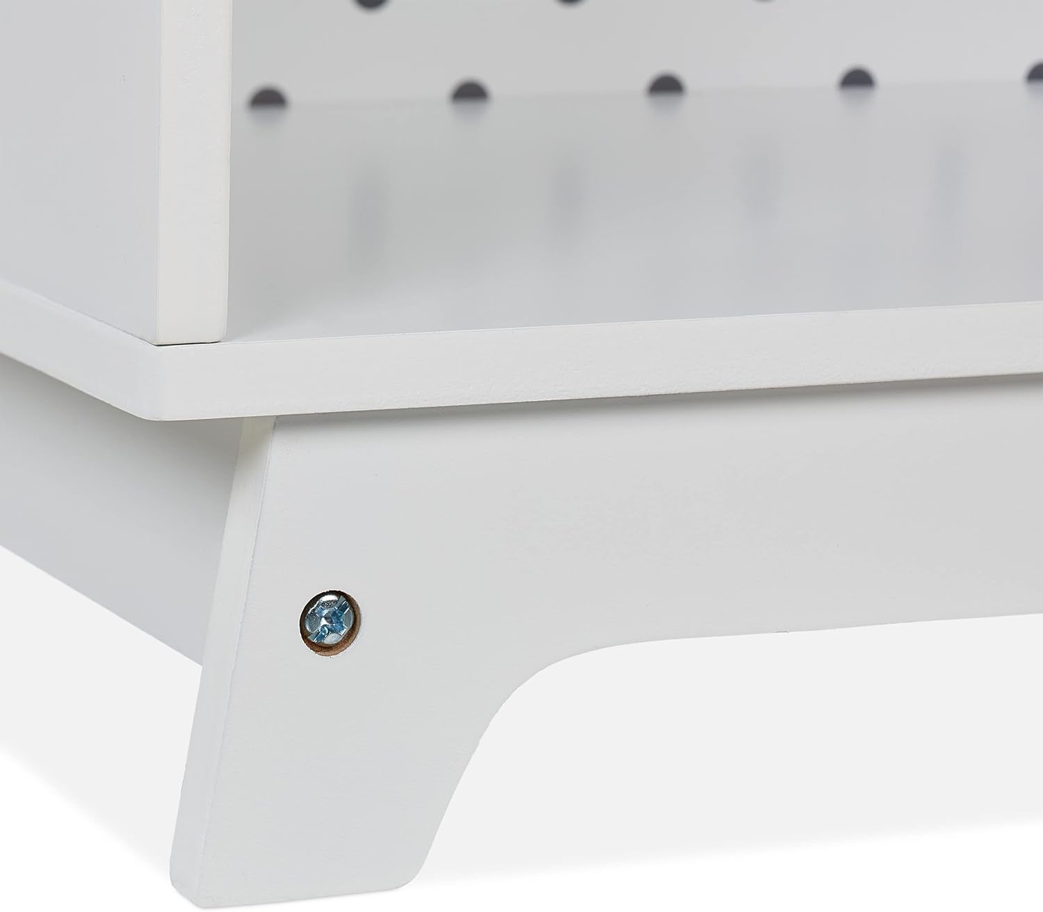 Relaxdays Scaffale Cameretta 4 Scomparti, Bianco Grigio - immagine 7